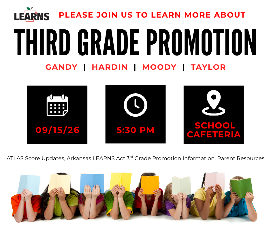 Third grade promotion information night announcement