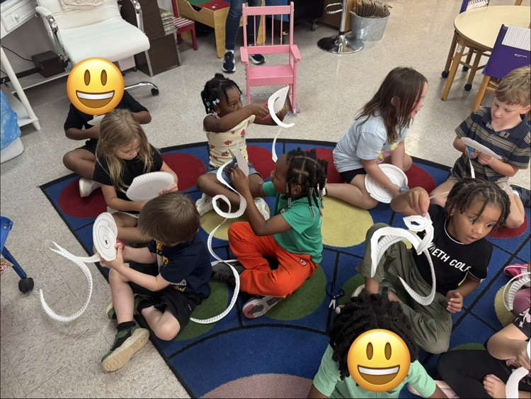 Cutting practice in Mrs. Vernor’s class!