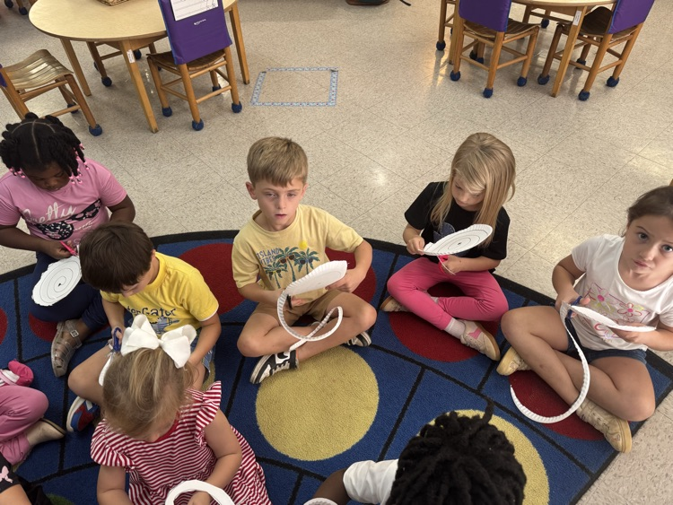 Cutting practice in Mrs. Vernor’s class!