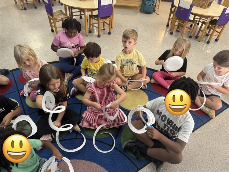 Cutting practice in Mrs. Vernor’s class!