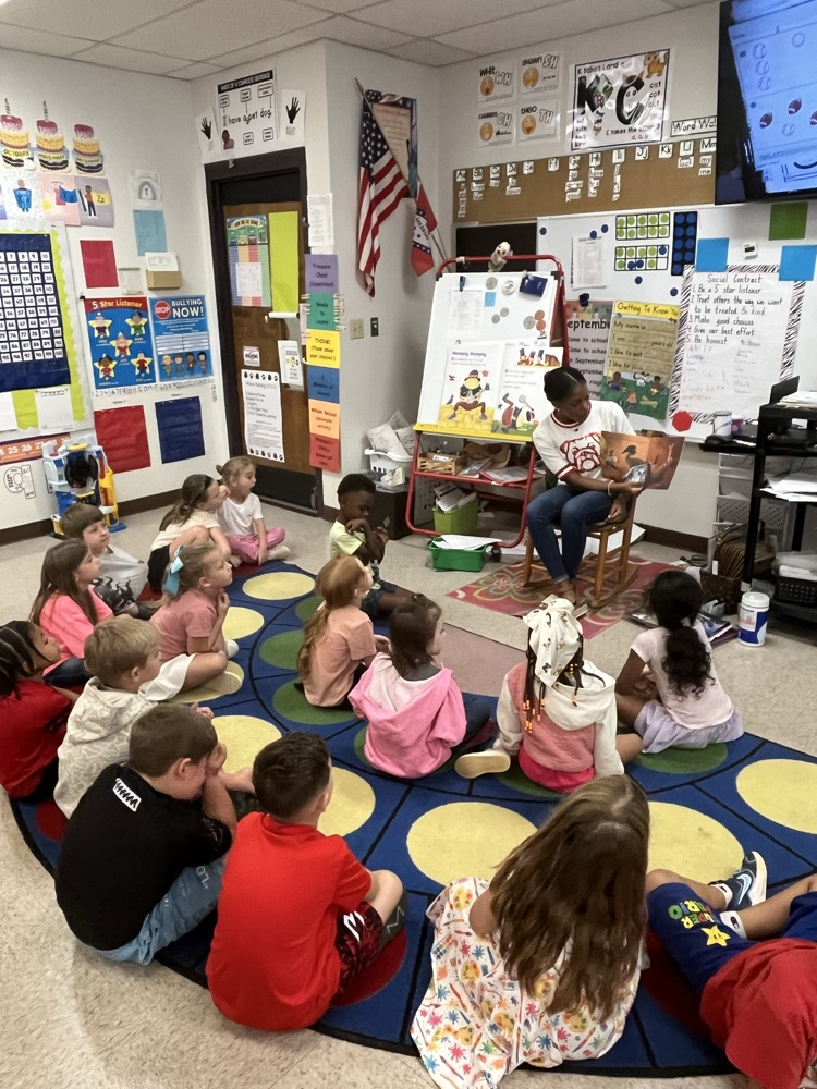 We enjoyed our visit from Ms. Kasey Lovelady this week.  