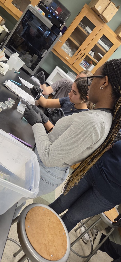 AP Biology students visited ASMSA to conduct experiments.