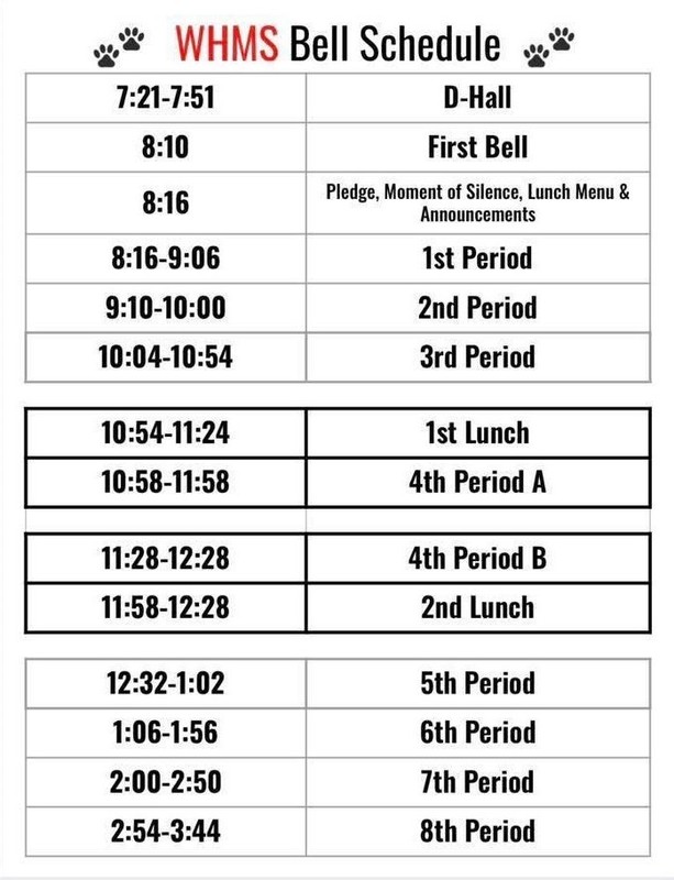 New Bell Schedule