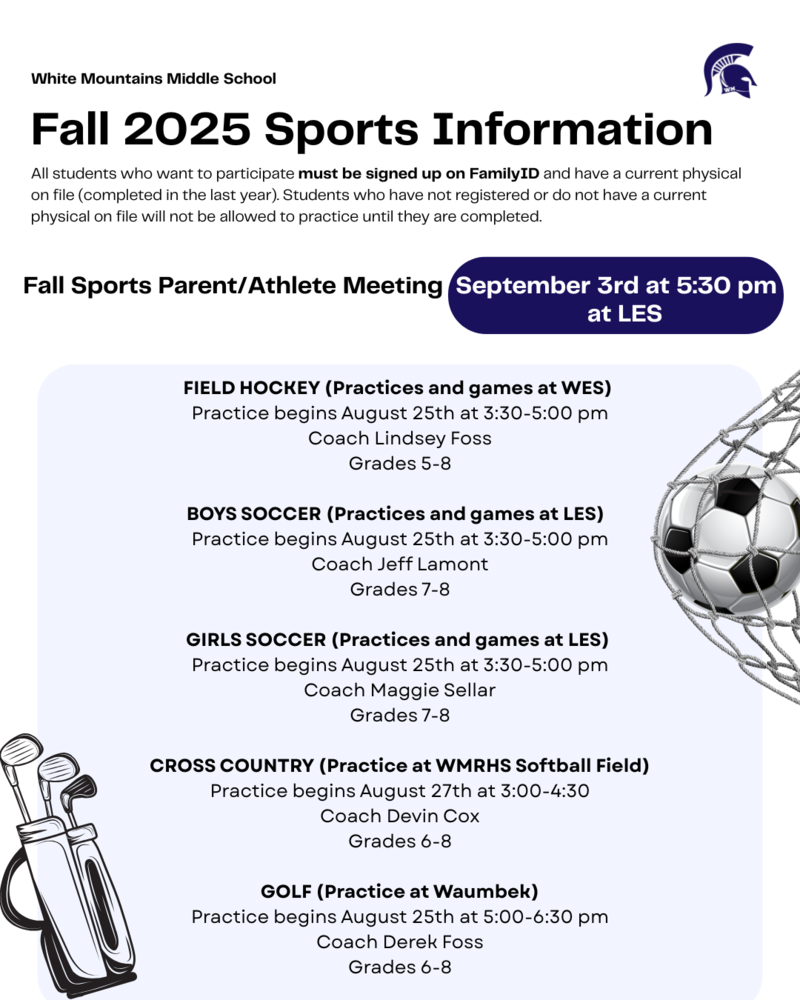 Fall 2025 Sports Information