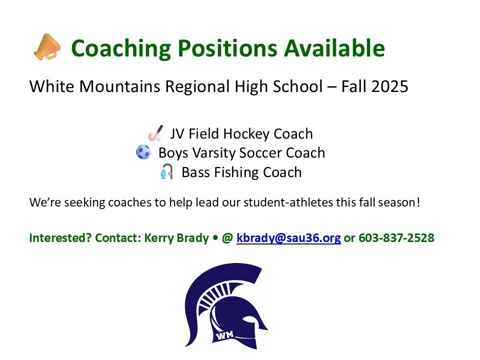 Coaches Wanted
