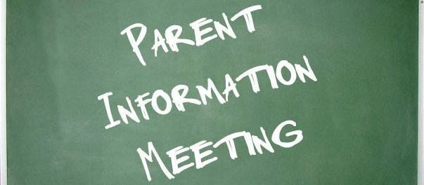 parent info meeting