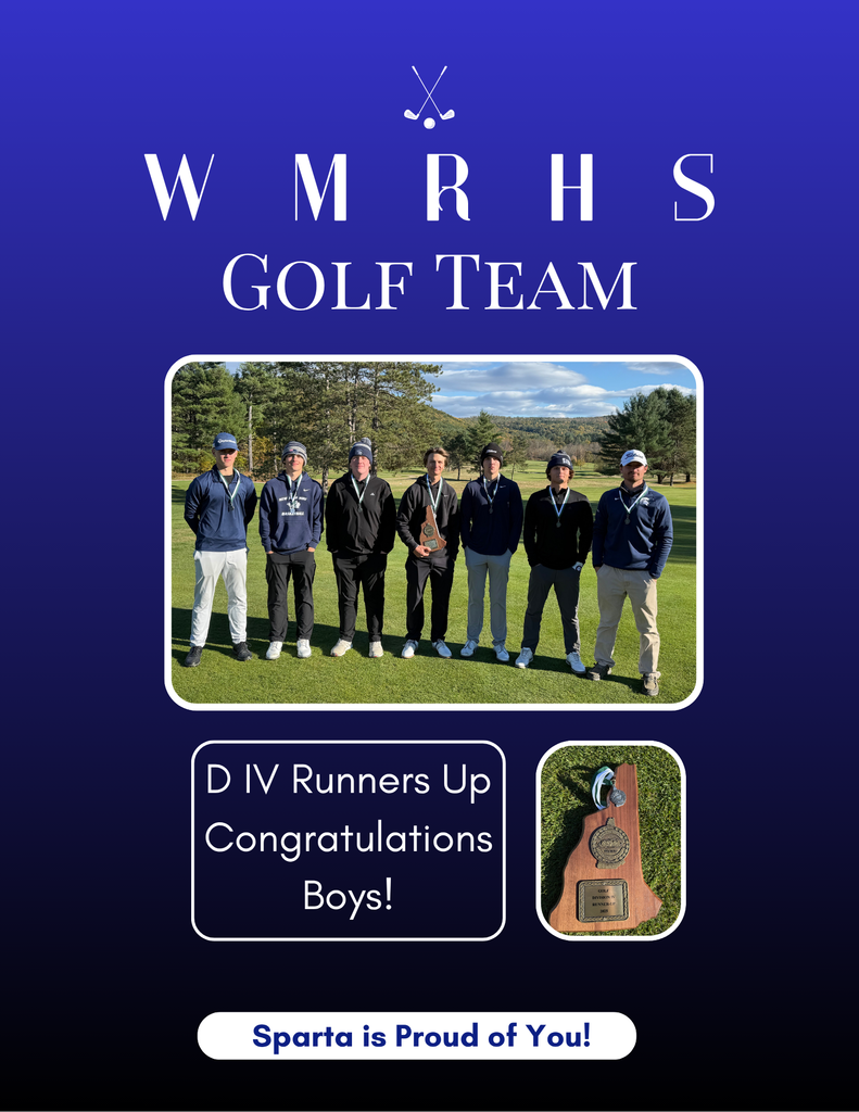 Spartan Golf Team is D IV Runners Up