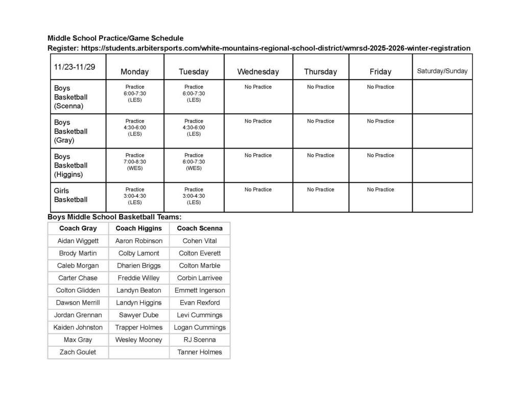 middle school sports 2