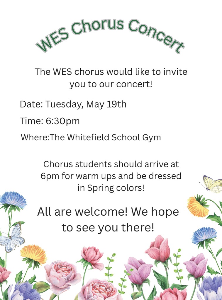 Chorus Concert May 19th