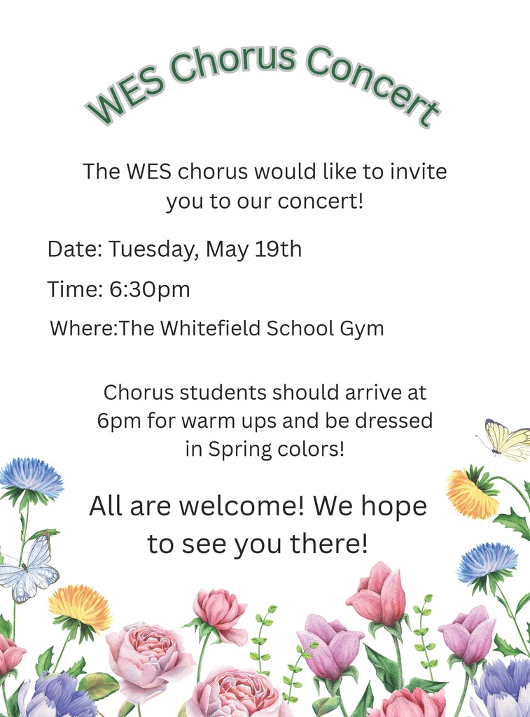 Chorus Concert May 19th