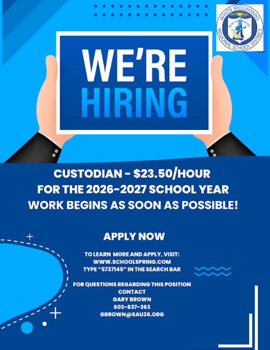 We're Hiring Custodian 