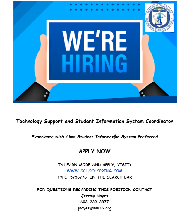 We're Hiring