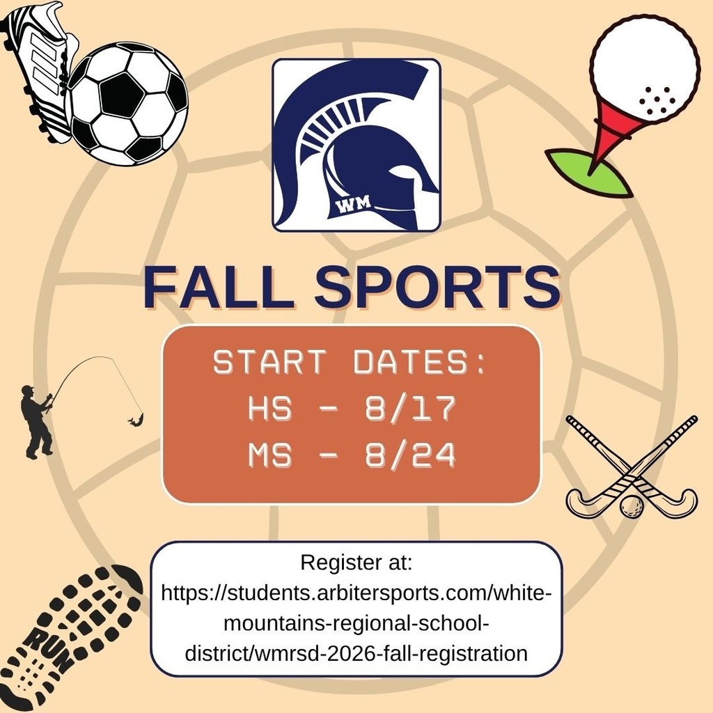 fall sports registration information