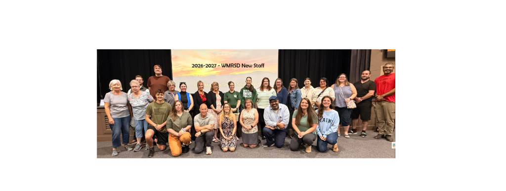 2026-2027 WMRSD New Staff