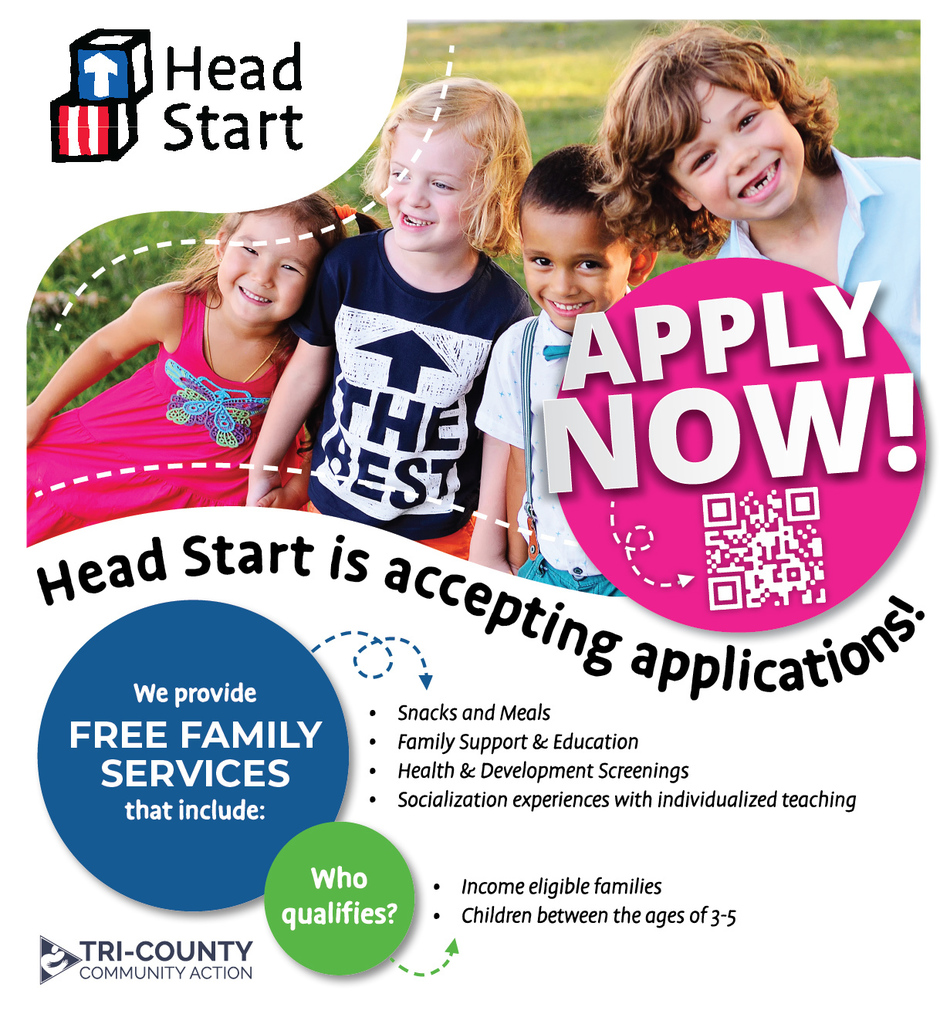 Head Start is accepting applications!