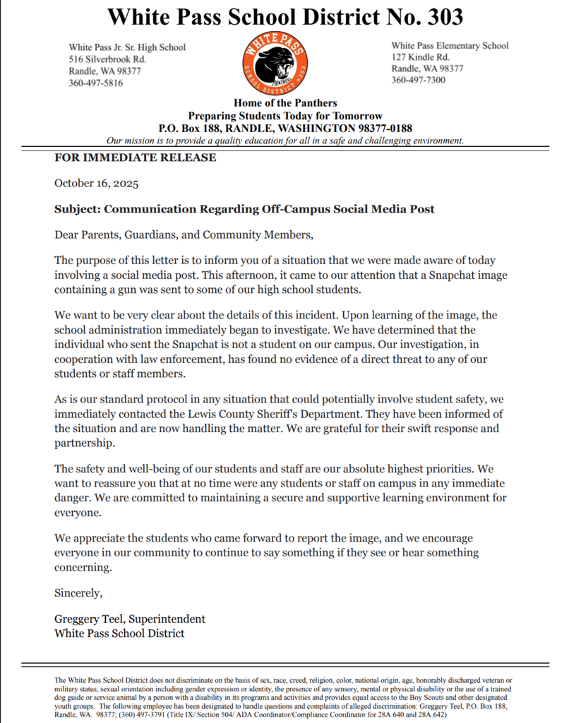 Open Letter to Community