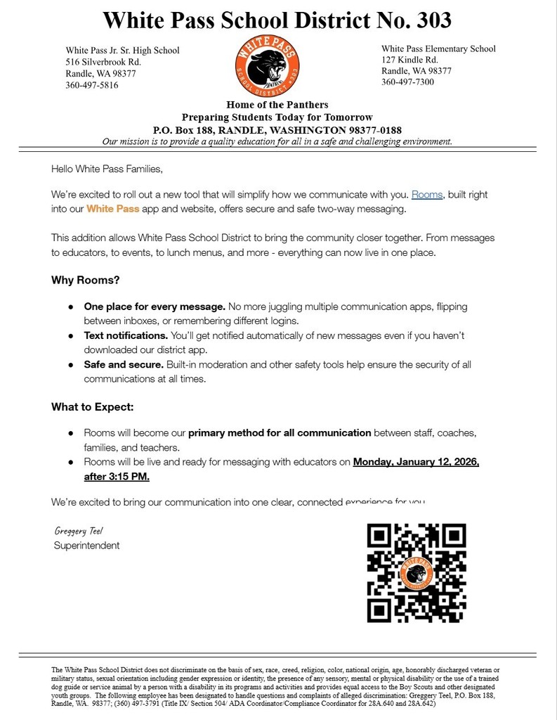 Parent Letter Regarding Rooms Launch