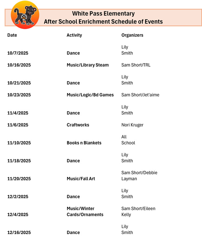 Enrich Schedule