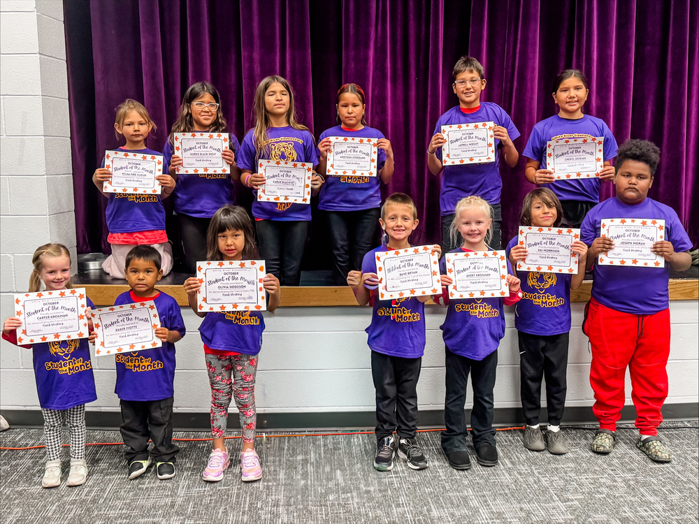 October Students of the Month