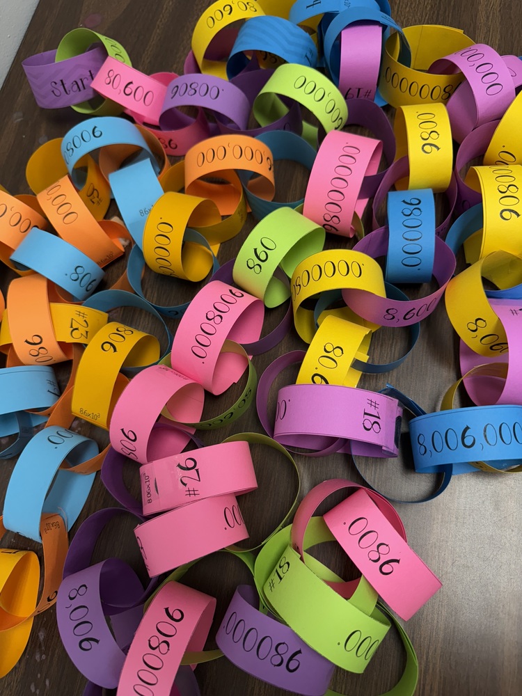 Paper Chain: Scientific Notation