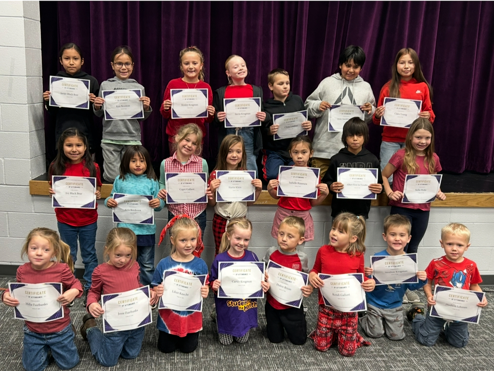 1st Quarter Perfect Attendance