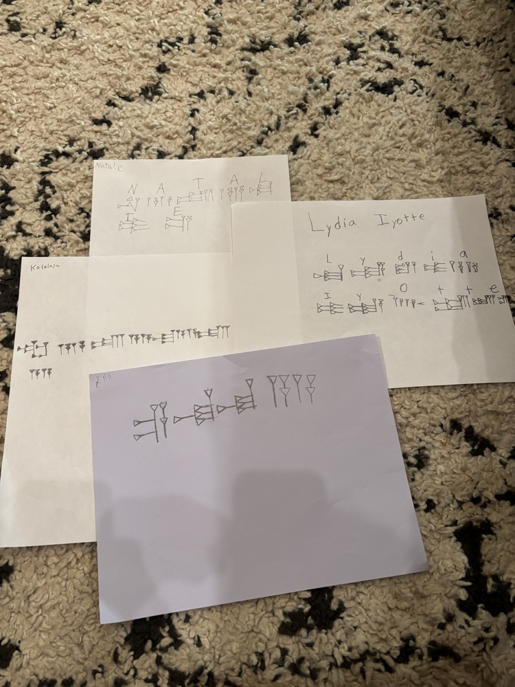 cuneiform writing 