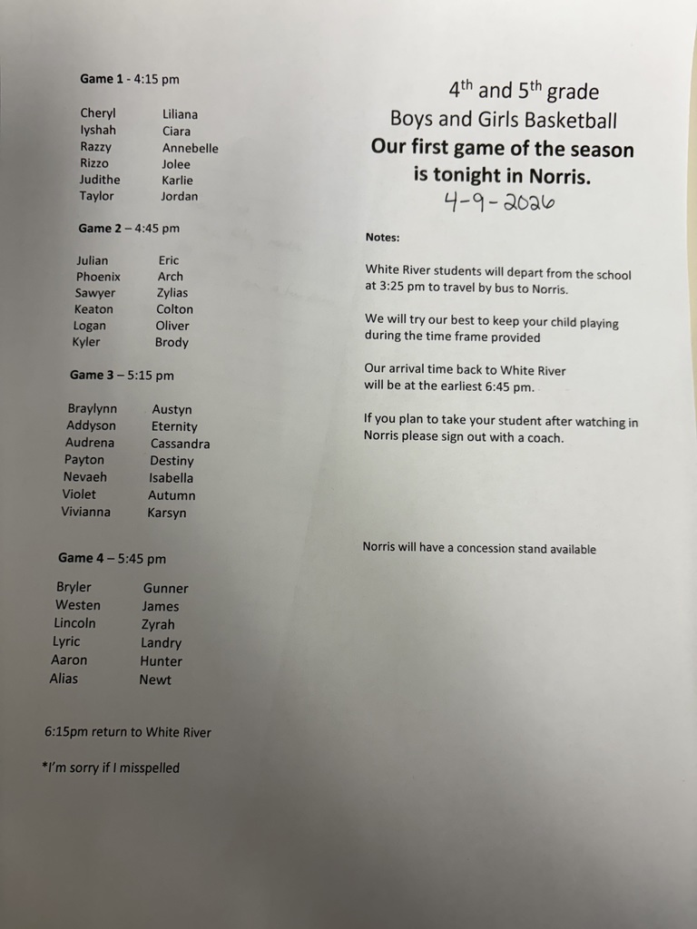 Basketball Schedule
