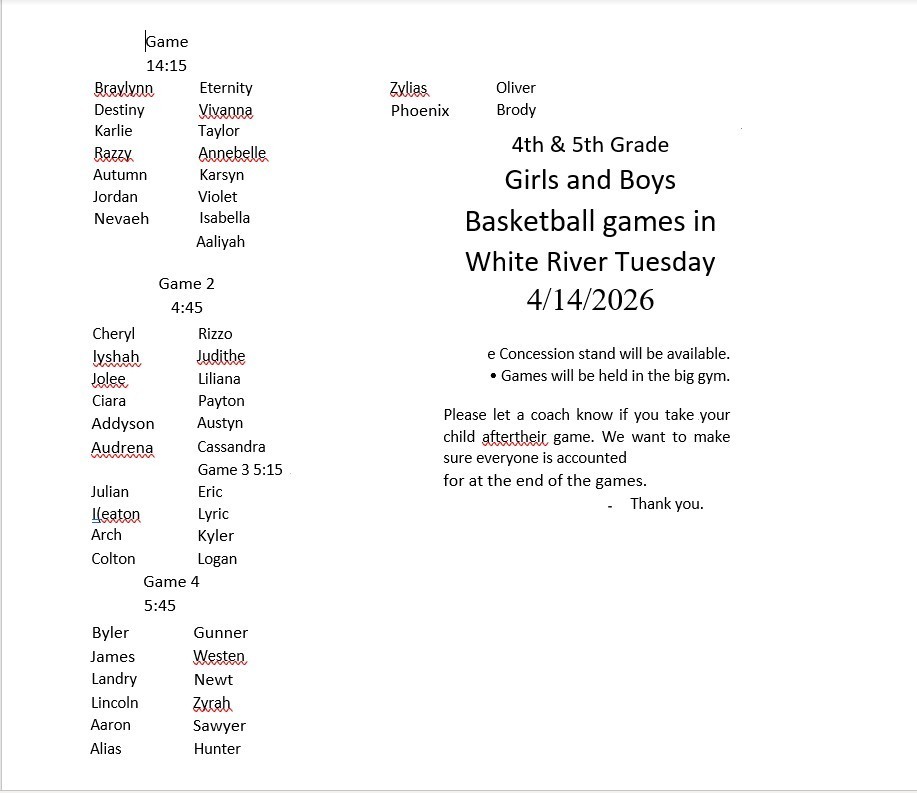 4-5 basketball schedule