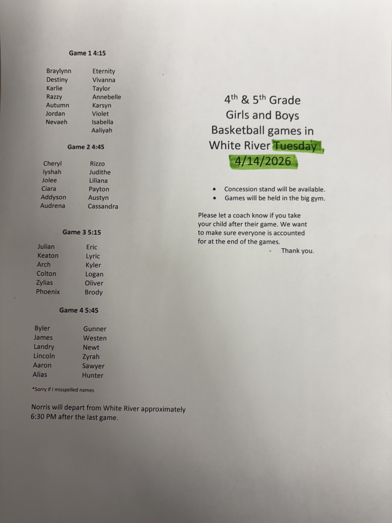BB Schedule