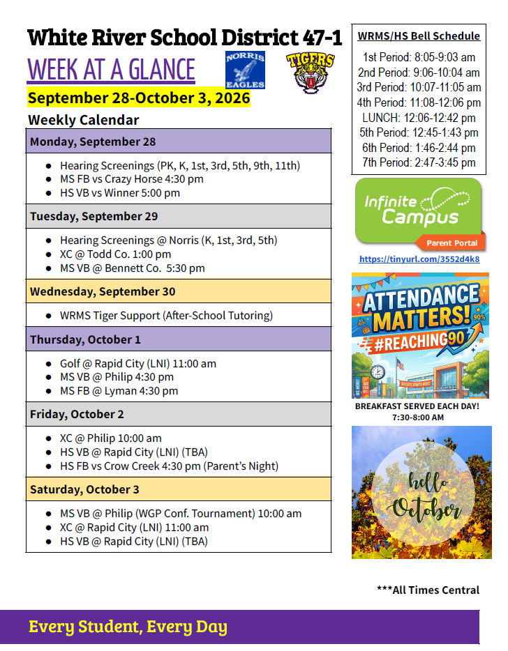 sept 28-oct 3