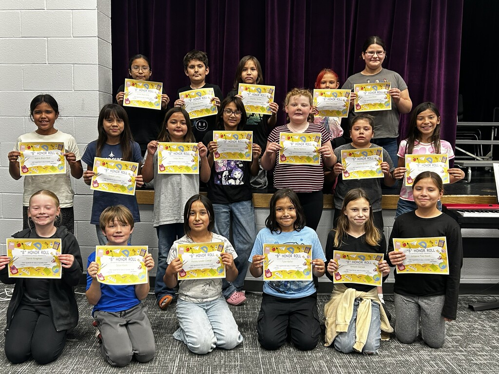 4th Grade "B" Honor Roll