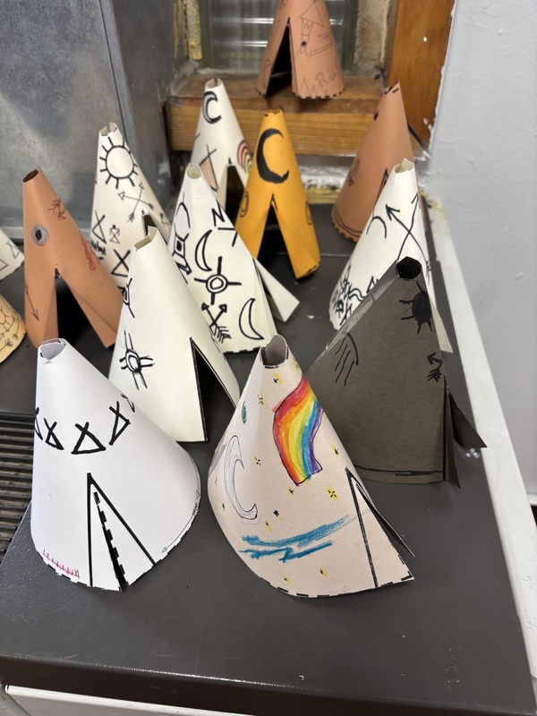 Creating a Tee Pee-6th Grade