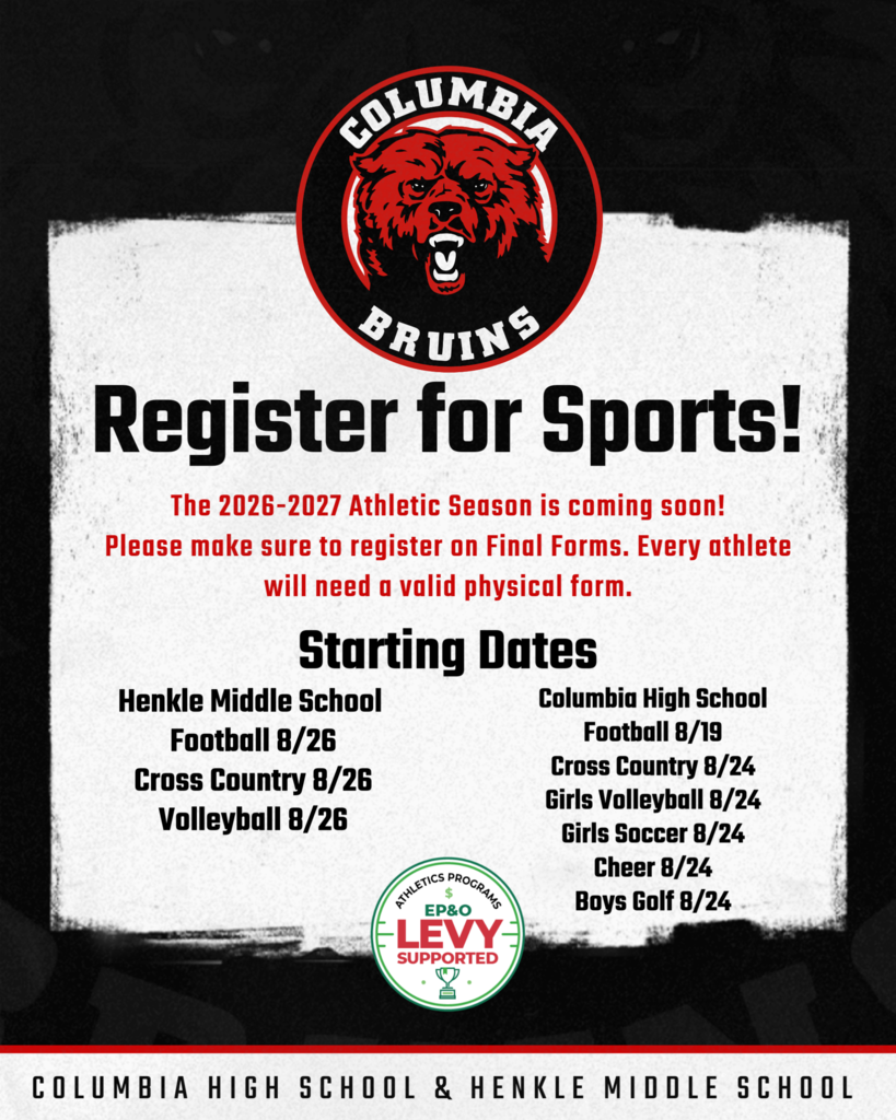 Register for sports
