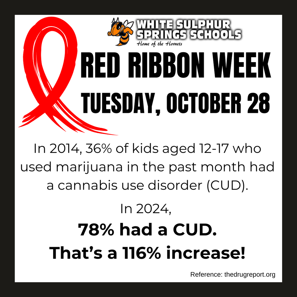 Red Ribbon Week daily statistic