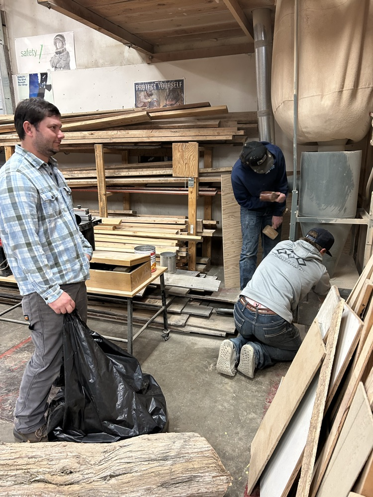 digging out the drawer