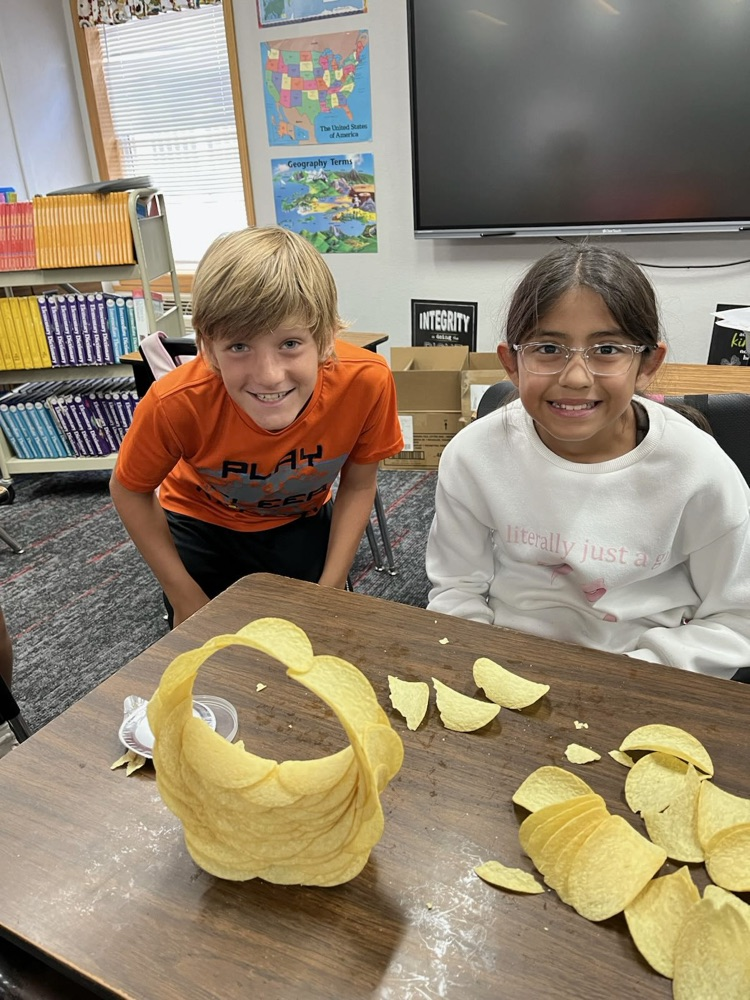 5th grade Pringles challenge
