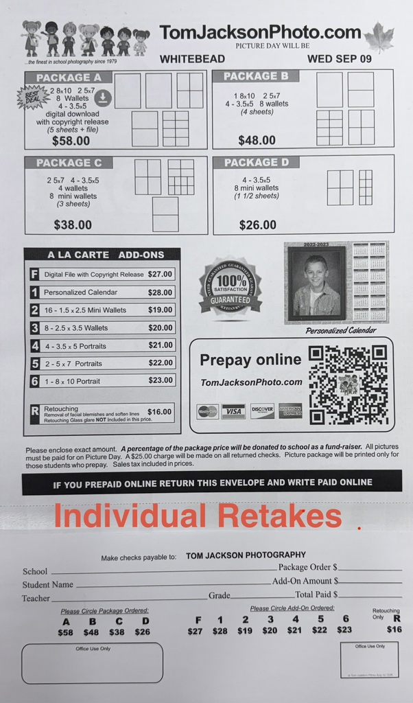individual retakes
