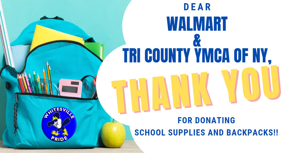 Walmart and Tri County YMCA school supply donations 25