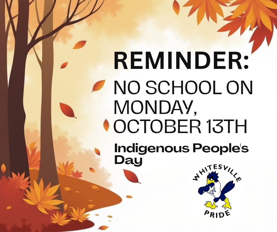 No school Oct 13th