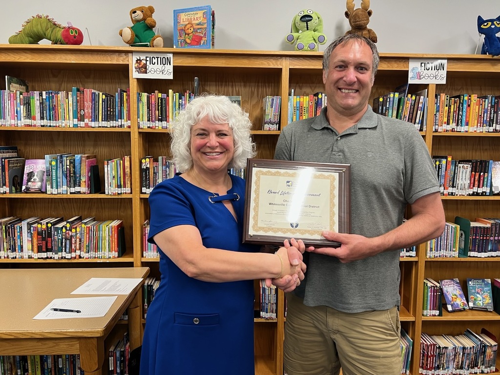 Whitesville Central School Board of Education President, Chip Cutler and Superintendent Tammy Emery 2026