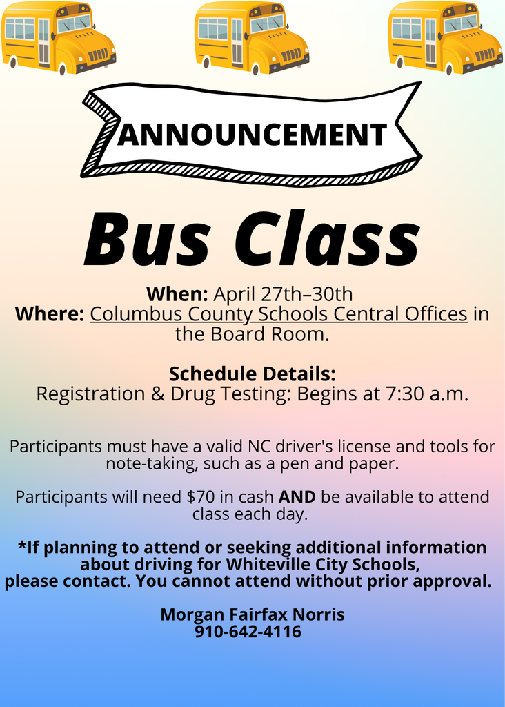 April Bus Class 