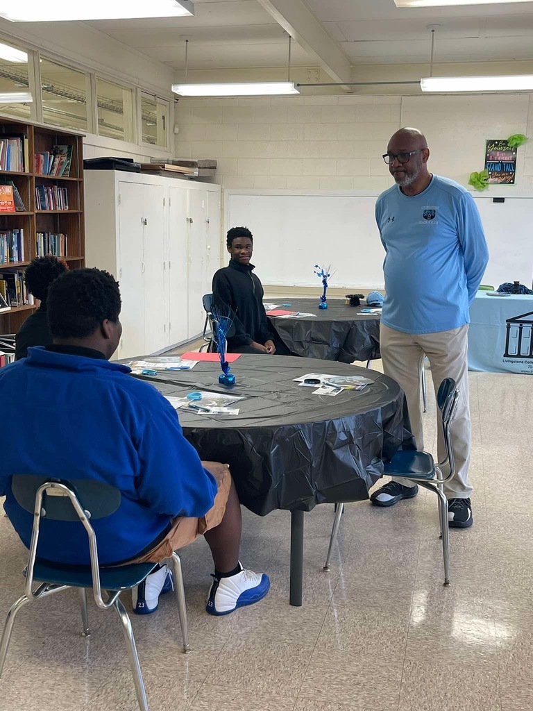 Livingstone College recruiter Coach Sylvester Kyles 