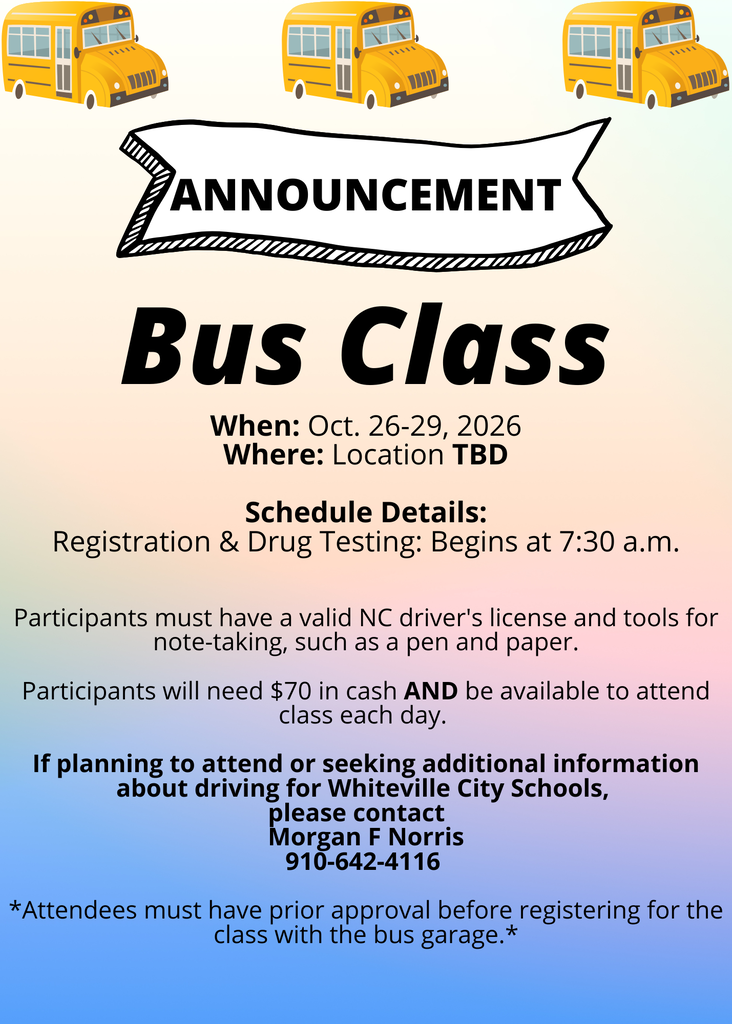 October Bus Class Details