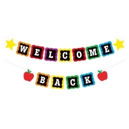 welcome back sign