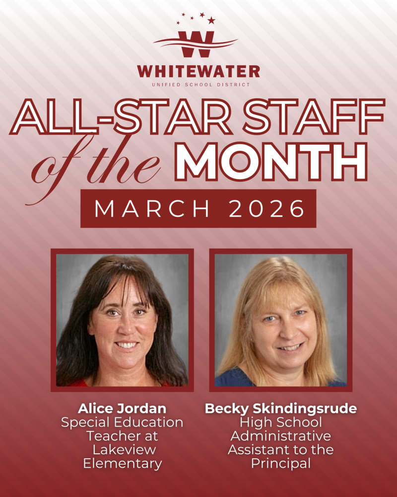 All-Star Staff of the Month March 2026