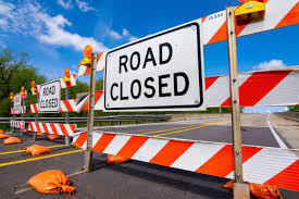 Road closed