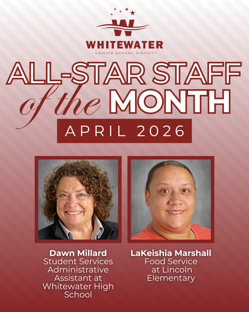 All-Star Staff of the Month April 2026 English