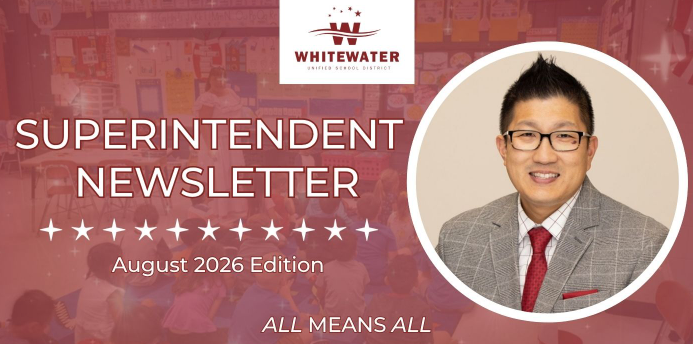Superintendent Samuel Karns August 2026 Newsletter