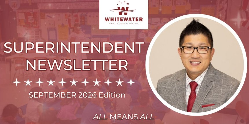 Superintendent Newsletter September 2026 Edition