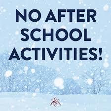 No after school activities